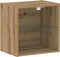 vidaXL - Zwevende - Plank - Artisan - Eiken - 40x28,5x40 - cm - Geengineerd - Hout