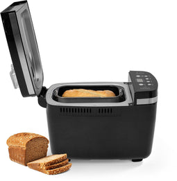Evidenter BM800 - Broodbakmachine - 1.3 KG Capaciteit - Automatische Ingrediënt Dispenser - 14 Bakprogramma’s - Zwart