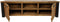 HSM Collection TV meubel Atlanta - rustiek oud teak/metaal