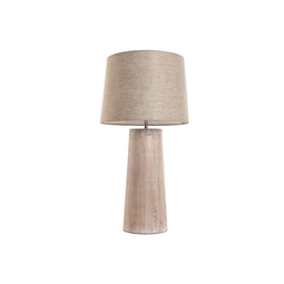 Bureaulamp Home ESPRIT Natuurlijk Mangohout 50 W 220 V 35 x 35 x 69 cm