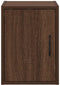 vidaXL - Garagewandkast - bewerkt - hout - bruin - eiken