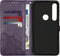Hoesje Met Pasjeshouder Geschikt voor Motorola Moto G8 Plus - Mandala Bookcase - Paars