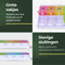 Gandria Pillendoos 7 Dagen - Medicijndoos met 14 Compartimenten - Stevige Sluiting - Multicolour
