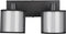 TRIO - LED Plafondspot - 2-lichts E14 - Rechthoek - Zwart Aluminium