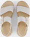 Gabor Sandalen - Platte sandalen - G-leest - Wit - Maat 39