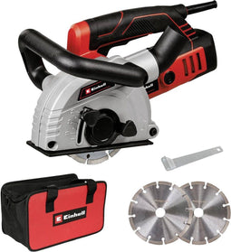 Einhell Muurfrees TE-MA 1500 - 1500 W - Ø125 mm - Groefdiepte 5-30 mm - Groefbreedte 8-30 mm - Stofafzuiging - Incl. 2x diamantslijpschijven (2 stuks)