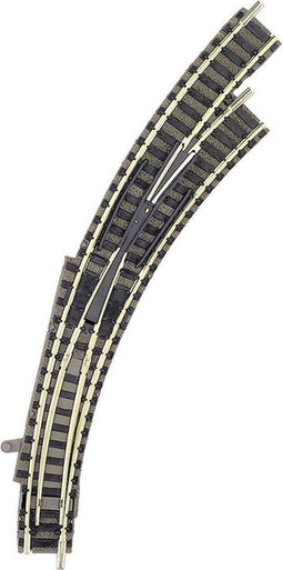 N Fleischmann Piccolo (met ballastbed) 9175 Gebogen wissel, Rechts 45 ° 356.5 mm, 420 mm 1 stuk(s)
