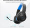Picun BG-01 Draadloze Koptelefoons - Gaming Headset - Over-ear - Dubbele modus (Bedrade/Bluetooth)- Multi platform - Zwart blauw