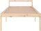 vidaXL - Seniorenbed - massief - grenenhout - 100x200 - cm