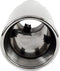 Uitlaat sierstuk RVS - universeel - 204mm - Aansluit diameter 50-65mm