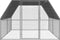 vidaXL - Kippenhok - 3x4x2 - m - gegalvaniseerd - staal