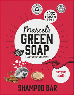 Marcel's Green Soap Shampoobar Argan & Oudh 90 gr