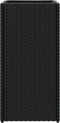 vidaXL - Plantenbak - 30x30x60 - cm - poly - rattan - zwart