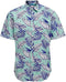 ONLY & SONS - ISSAC SS LEAF AOP - Heren Overhemd - Aquifer - Maat M