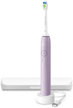 Philips Sonicare 3100 HX4033/27 - Tandenborstel - Poetsdruksensor en Optimal White-opzetborstel - Paars