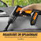 Gatson 4-in-1 Luchtcompressor - Handstofzuiger - Draadloos - Oplaadbaar - LED-Verlichting - Voor Auto Motor Fiets