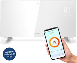 Gologi GO008 - Convectorkachel - 2000W - App & touch bediening - Wit