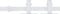vidaXL - Ophangset - voor - minischuifdeur - 183 - cm - koolstofstaal - wit