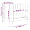 vidaXL Fauteuil - Stof - Donkergrijs - 69x76,5x74,5 cm