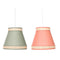 Plafondlamp DKD Home Decor 30 x 30 x 28 cm Natuurlijk Oranje Groen Rotan 28 x 28 x 28 cm 50 W (2...