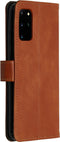 iMoshion Hoesje Geschikt voor Samsung Galaxy S20 Plus Hoesje Met Pasjeshouder - iMoshion Luxe Bookcase - Bruin