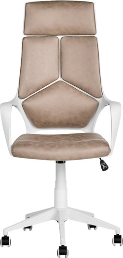 DELIGHT - Bureaustoel - Zandbeige - Polyester