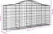 vidaXL - Schanskorven - 6 - st - gewelfd - 200x30x80/100 - cm - gegalvaniseerd - ijzer