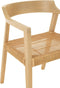 J-Line stoel Vierkant Open Sungkai - hout - naturel