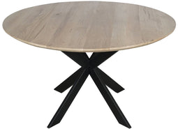 StarFurn Eettafel Ferris Eiken Rond 130cm Naturel