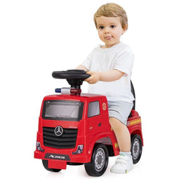 Coast Kinderauto - PP - Claxon - Incl. Muziek & Opbergruimte - 48,8x24,4x35,3 cm - Rood