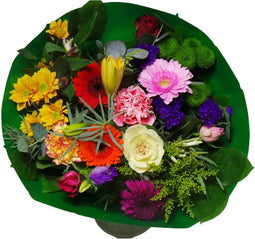 Boeket Biedermeier Large Mix ↨ 45cm - bloemen - boeket - boeketje - bloem - droogbloemen - bloempot - cadeautje