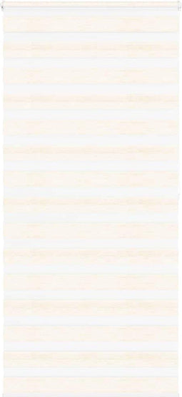 vidaXL - Zebra - rolgordijn - 95x200 - cm - stofbreedte - 90,9 - cm - marmerbeige