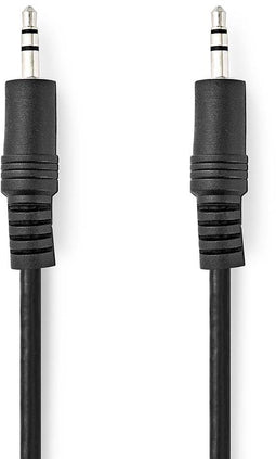 Nedis CAGL22000BK50 - Stereo audiokabel 3,5 mm - 500 cm - Zwart