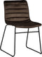 PoleWolf - Ripple stoel - Velvet - Espresso - Set van 4