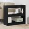 vidaXL - Zwarte - Eiken - Boekenkast - - - 80x30x72 - cm