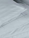 De Witte Lietaer Zygo - Dekbedovertrek Eenpersoons - Katoen Satijn 140 x 220 cm - Blauw