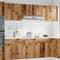 vidaXL - Hangkast - 50x31x60 - cm - bewerkt - hout - oud - houtkleurig