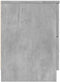 vidaXL - Nachtkastje - met - 2 - lades - 40x36x50 - cm - betongrijs