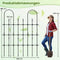 Coast Plantenrek - Klimplantenrek 146 x 186 cm - Zwart PE-gecoat metaal