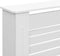 vidaXL Radiatorombouwen 2 st 152x19x81.5 cm MDF wit