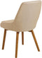 Set van 2 eetkamerstoelen MELFORT Zandbeige