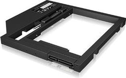 ICY BOX IB-AC649 - HDD Cage - Voeg SSD of 2e HDD toe - Zwart