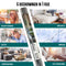 Homewell Isolerende HR+ Raamfolie 70x300cm - Statisch Zonwerende folie - Spiegeleffect Zilver 25%