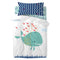 Happy Friday Duvet cover set 2 pieces Whale 115x145 cm (Cot bed) Multicolor