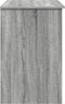 vidaXL - Bureau - met - Opslag - Grijs - Sonoma - 90x49,5x75 - cm - Van - gegarandeerd - hout