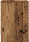 vidaXL - Nachtkastje - met - lade - 39x28x41 - cm - oud - houtkleurig