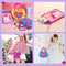 JUST23 Knutselkoffer Prinses Edition - Knutseldoos - 6 Magische Onderdelen - Roze