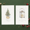 Partizzle 36x Luxe Kerstkaarten - Nieuwjaarskaarten - 12 Ontwerpen - (2024) (36 stuks)