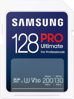 Samsung PRO Ultimate - SDXC Geheugenkaart 128GB - UHS-I 200/130 MB/s