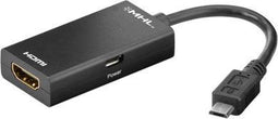 Goobay A 357 - MHL+/HDMI micro USB - 0,06 m - Zwart